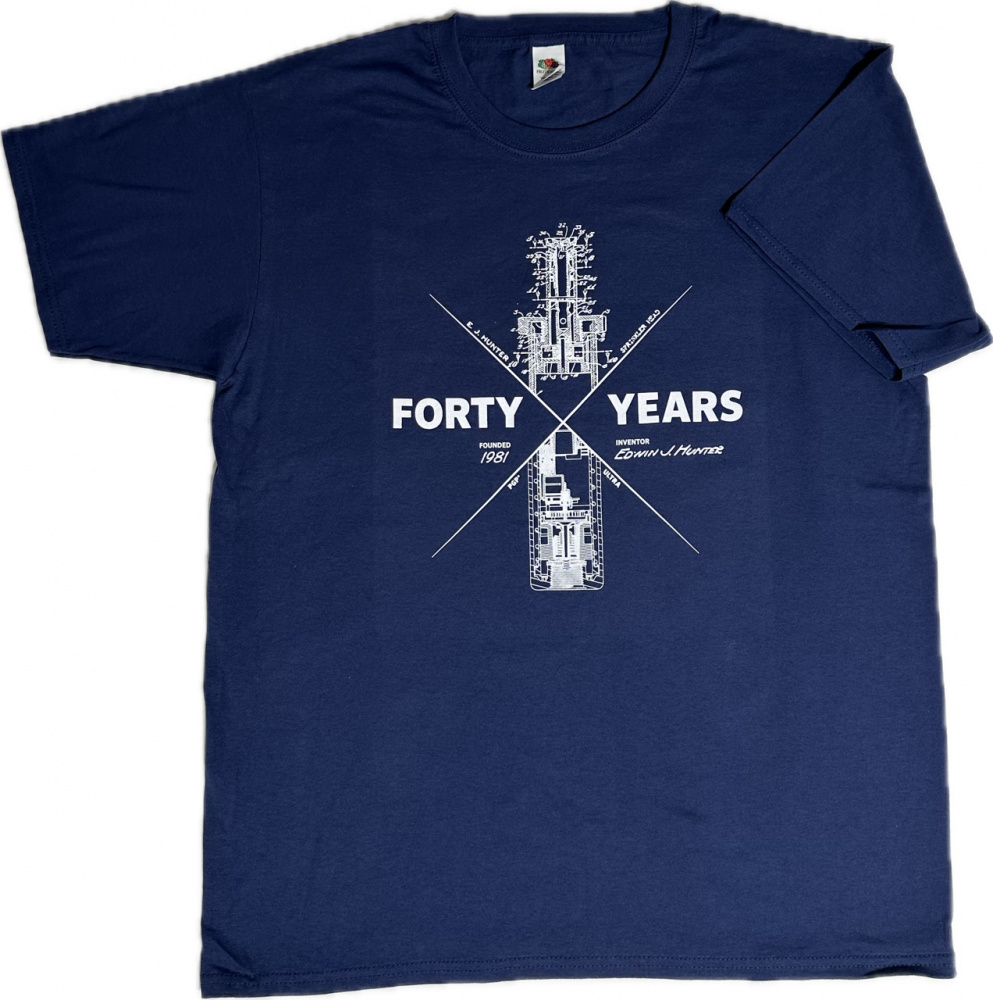 Tričko modré HUNTER PGP - veľkosť L