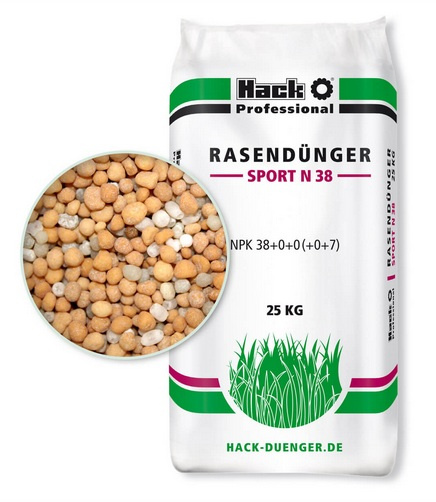 Trávnikové hnojivo SPORT N38, 25 kg /Hack Professional/