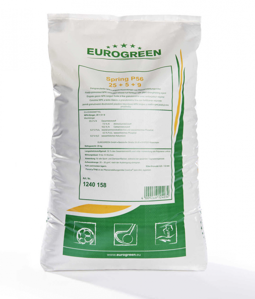 Trávnikové hnojivo SPRING P56, 25 kg 