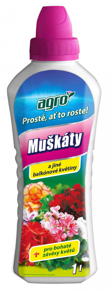 Hnojivo kvapalné na MUŠKÁTY 1 L /Agro/
