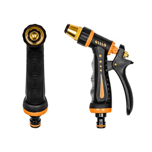 Zavlažovacia kovová pištoľ s ergonomickou rukoväťou /BRADAS/