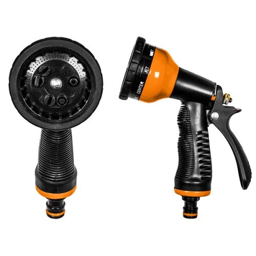 Zavlažovacia kovová pištoľ - 9 funkcií /BRADAS/