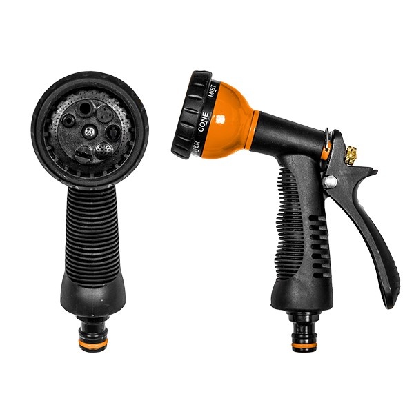 Zavlažovacia kovová pištoľ - 7 funkcií /BRADAS/
