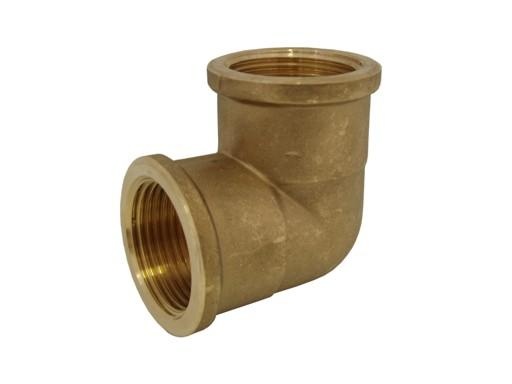 Mosadzné koleno redukované 90° 1“ x 3/4“ vnútorné závity