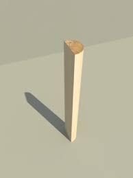 Koly drevené impregnované  250 / 6,0 polovičné 