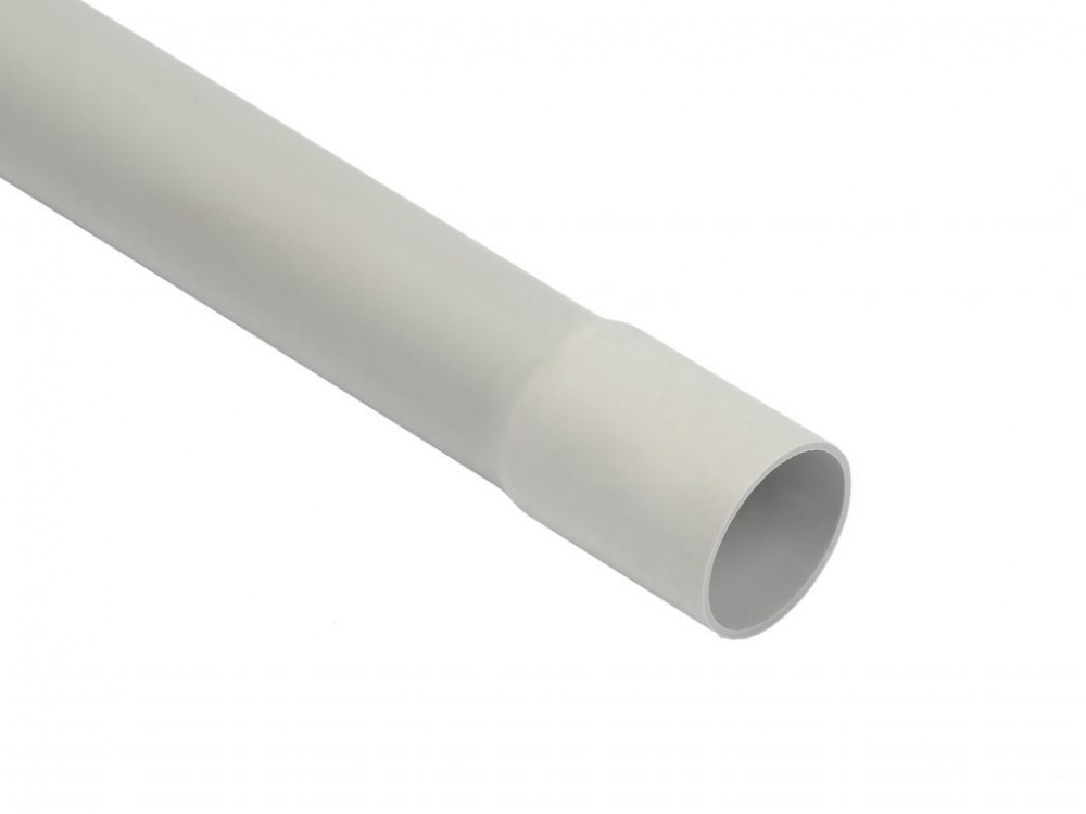 PIPE LIFE TRL25M rúrka pevná (320N), PVC, svetlosivá (l=3m)