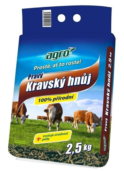 Hnojivo - KRAVSKÝ HNOJ 2,5 kg /Agro/