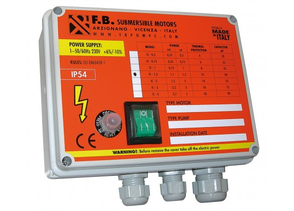 Skrinka s kondenzátorom Control box IC 075