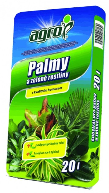 Substrát na PALMY a zelené rastliny  20 L /Agro/