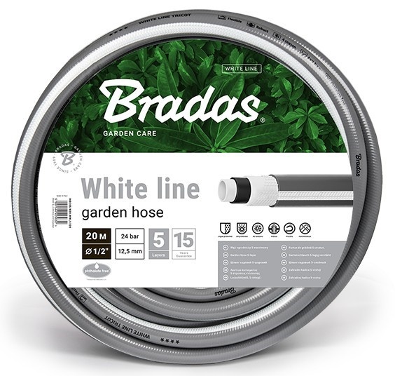 Záhradná hadica 5 vrs. WHITE LINE 3/4