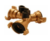 GEKA Y-rozdeľovač s guľovými ventilmi